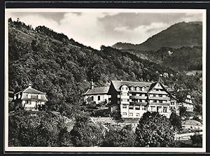 Ansichtskarte Walchwil /Zugersee, Erholungsheim St. Elisabeth mit Umgebung