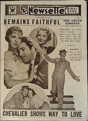 Imagen del vendedor de Only Yesterday Local Theater Herald 1933 Margaret Sullivan, John Boles, Jane Darwell! a la venta por AcornBooksNH