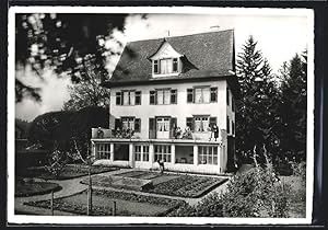 Ansichtskarte Bischofszell, Thurg. Frauen-Erholungsheim mit Garten