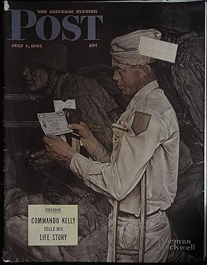 The Saturday Evening Post July 1, 1944 Norman Rockwell, Dorothy M. Johnson