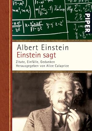 Bild des Verkufers fr Einstein sagt: Zitate, Einflle, Gedanken | Zitatesammlung - Die besten Sprche des Genies zum Verkauf von Studibuch