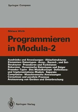 Seller image for Programmieren in Modula-2 (Springer Compass) for sale by Studibuch