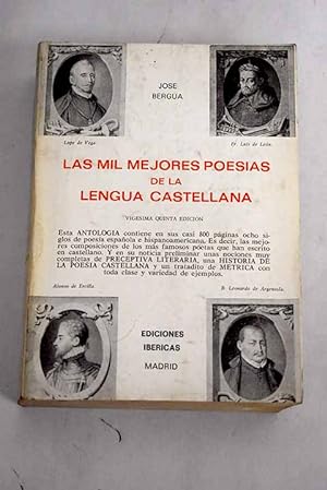 Imagen del vendedor de Las mil mejores poesas de la lengua castellana a la venta por Alcan Libros