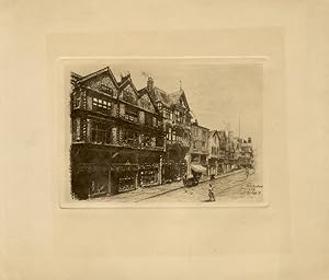 OLD Houses in Bridge St., Chester.