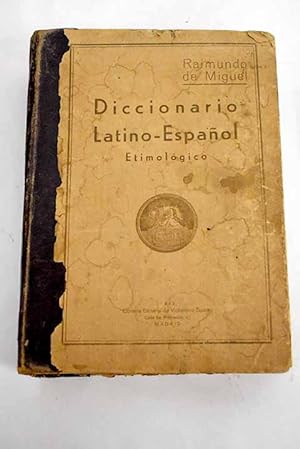 Image du vendeur pour Nuevo diccionario latino-espaol etimolgico mis en vente par Alcan Libros