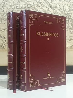 Elementos. 2 tomos. Introducción general de Luis Vega. Traducción y notas de María Luisa Puertas ...
