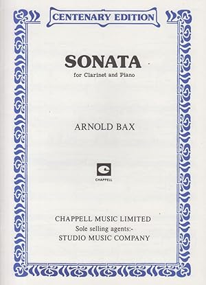 Seller image for Sonata for Clarinet and Piano for sale by Hancock & Monks Music