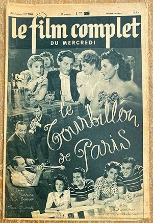 Magazine LE FILM COMPLET n°2505 LE TOURBILLON DE PARIS Ray Ventura