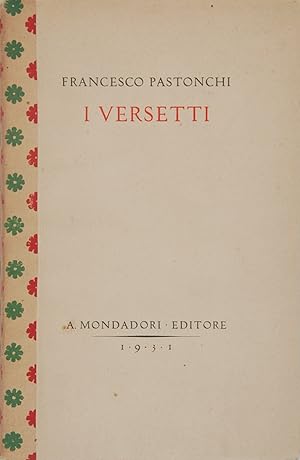 Seller image for I versetti for sale by FABRISLIBRIS