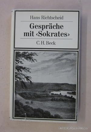 Bild des Verkufers fr Gesprche mit 'Sokrates'. 2. Auflage. Mnchen, Beck, 1968. 249 S. Or.-Lwd. mit Schutzumschlag. zum Verkauf von Jrgen Patzer