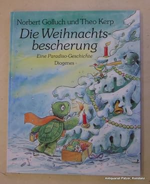 Die Weihnachtsbescherung. Eine Paradiso-Geschichte. Zürich, Diogenes, 1996. Fol. Durchgängig farb...