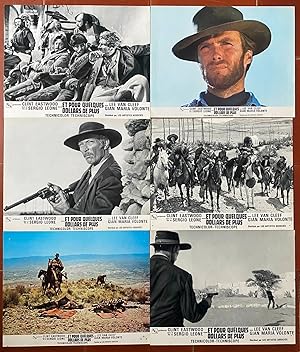 6 Photos originales ET POUR QUELQUES DOLLARS DE PLUS Clint Eastwood S. Leone