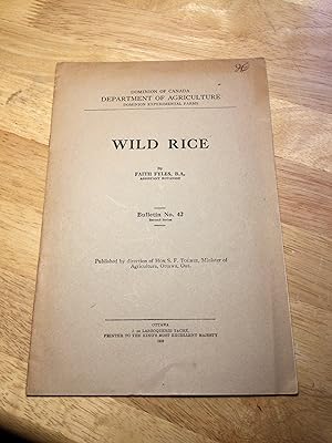 Seller image for Wild Rice: Bulletin No. 42 second series for sale by Book Emporium 57