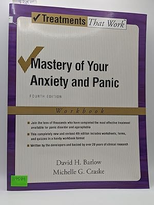 Seller image for Mastery of Your Anxiety and Panic Workbook, 4th Ed for sale by Bay Used Books