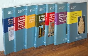 Bild des Verkufers fr Temas y figuras de Nuestra historia (8 Vol.): ////// Vol 1. BURGOS Y SUS VILLAS. Arquitectura y paisaje 1750-1800, Vol. 2. El triunfo de mercurio. La presencia Castellana en Europa (Siglos XV y XVI), Vol. 3. EL CAMINO DE SANTIAGO. Una visin histrica desde Burgos, Vol. 4. LA ROMANIZACIN DE LA MESETA NORTE. Burgos. Clunia, Vol. 5. BURGOS, El Paisaje, Vol. 6. BURGOS en la guerra de la Independencia: Enclave estratgico y ciudad expoliada, Vol.7. DEL GTICO AL RENACIMIENTO. Artistas burgaleses entre 1450 y 1600, Vol. 8. LAS RACES DE NUESTRA HISTORIA. De Atapuerca al Neoltico. zum Verkauf von EL RINCN ESCRITO