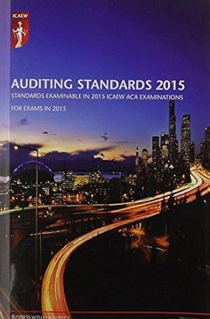 Image du vendeur pour ICAEW Open Book - Auditing Standards mis en vente par WeBuyBooks