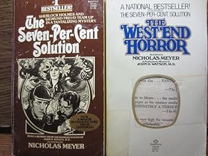 Bild des Verkufers fr THE SEVEN-PER-CENT SOLUTION / THE WEST END HORROR zum Verkauf von The Book Abyss