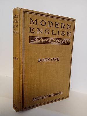 Bild des Verkufers fr Modern English, Book One: Elementary Lessons in English zum Verkauf von Newtown Rare Books