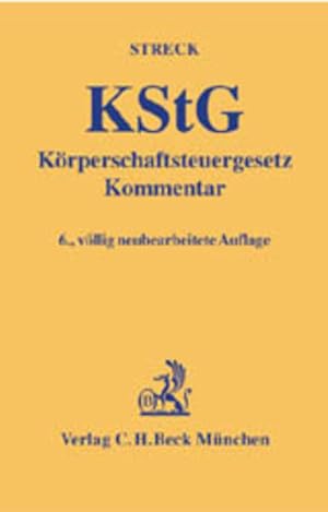 Bild des Verkufers fr Krperschaftsteuergesetz: mit Nebengesetzen (Gelbe Erluterungsbcher) zum Verkauf von Studibuch