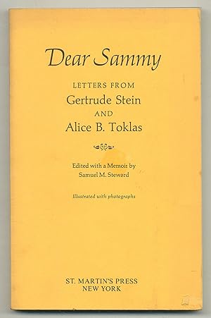 Seller image for Dear Sammy: Letters from Gertrude Stein and Alice B. Toklas for sale by Between the Covers-Rare Books, Inc. ABAA