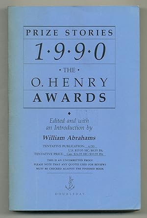 Seller image for Prize Stories 1990 The O. Henry Awards for sale by Between the Covers-Rare Books, Inc. ABAA