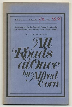 Seller image for All Roads at Once for sale by Between the Covers-Rare Books, Inc. ABAA