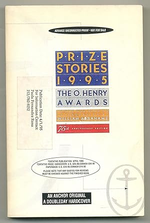 Seller image for Prize Stories 1995 The O. Henry Awards for sale by Between the Covers-Rare Books, Inc. ABAA
