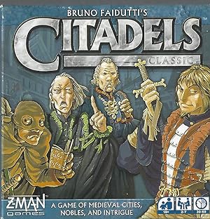 Bruno Faidutti's Citadels Classic A Game of Medieval Cities, Nobles, and Intrigue