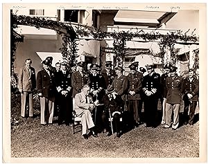 An original Second World War Official U.S. Navy photograph of U.S. President Franklin D. Roosevel...
