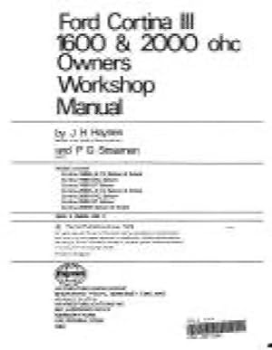 Seller image for Ford Cortina III 1600 & 2000 Ohc Owners Workshop Manual for sale by Book Express (NZ)