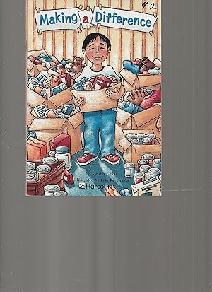 Seller image for Making a Difference, on Level Grade 5: Harcourt School Publishers Trophies (Trophies 03) for sale by TuosistBook