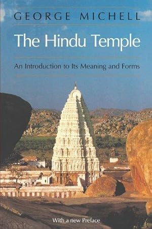 Imagen del vendedor de The Hindu Temple: An Introduction to Its Meaning and Forms a la venta por WeBuyBooks