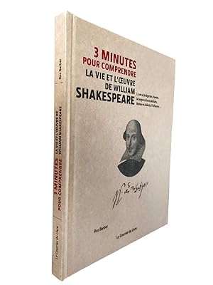 Seller image for 3 minutes pour comprendre la vie et l'oeuvre de William Shakespeare for sale by Librairie Douin