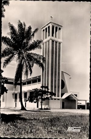 Ansichtskarte / Postkarte Pointe Noire Republik Kongo, die Kathedrale