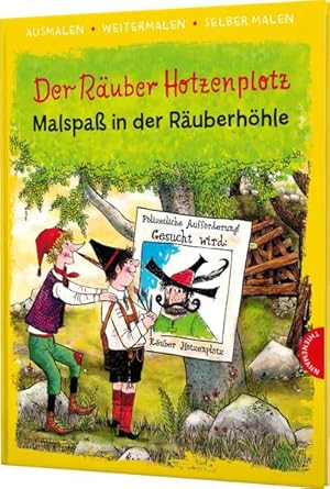 Seller image for Der Ruber Hotzenplotz (Ausmalen, weitermalen, selber malen): Malspa in der Ruberhhle | Das kreative Malbuch zum Kinderbuch-Klassiker von Otfried Preuler for sale by buchlando-buchankauf