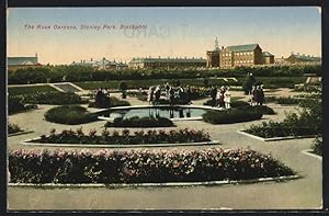 Imagen del vendedor de Postcard Blackpool, Stanley Park, The Rose Gardens a la venta por Bartko-Reher