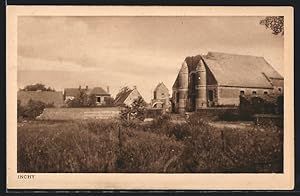 Carte postale Inchy, vue partielle avec l'Église