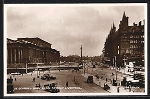 Bild des Verkufers fr Postcard Liverpool, St. Georges Hall, Lime Street zum Verkauf von Bartko-Reher