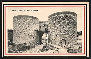 Carte postale Douai, Porte d`Arras