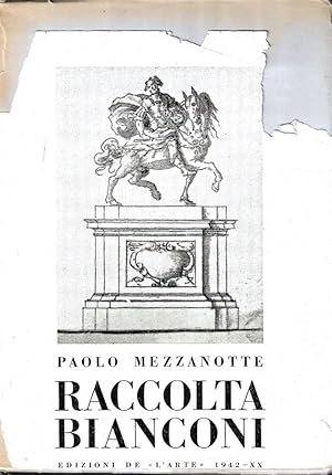 Bild des Verkufers fr Raccolta Bianconi. Catalogo ragionato, Tomo I zum Verkauf von Messinissa libri