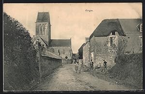 Carte postale Gorges, vue de la rue bei der l'Église