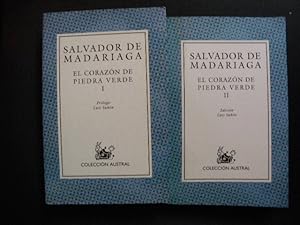Image du vendeur pour El corazn de piedra verde (I y II, 2 vols) mis en vente par Vrtigo Libros