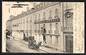 Carte postale Saumur, Grand-Hotel de Londres