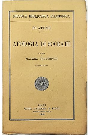 Immagine del venditore per Apologia di Socrate venduto da Libreria Tara