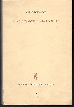 Imagen del vendedor de Roma Levante Roma Ponente a la venta por Libreria Tara