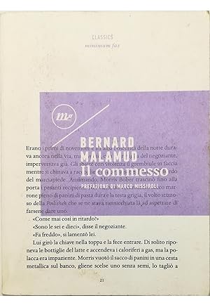 Seller image for Il commesso for sale by Libreria Tara