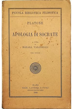 Seller image for Apologia di Socrate for sale by Libreria Tara