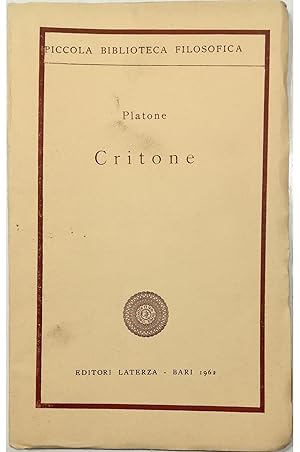 Immagine del venditore per Critone venduto da Libreria Tara