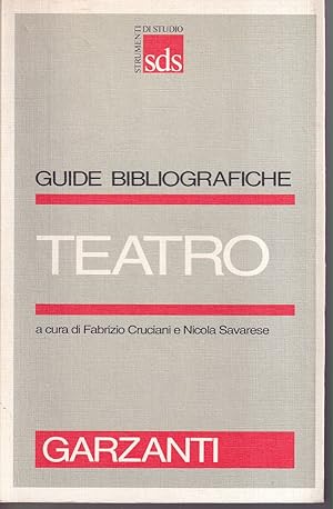Imagen del vendedor de Guide bibliografiche Teatro a la venta por Libreria Tara
