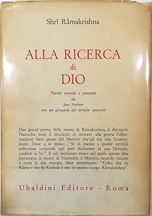 Alla ricerca di Dio Parole raccolte e annotate da Jean Herbert con un glossario dei termini sansc...